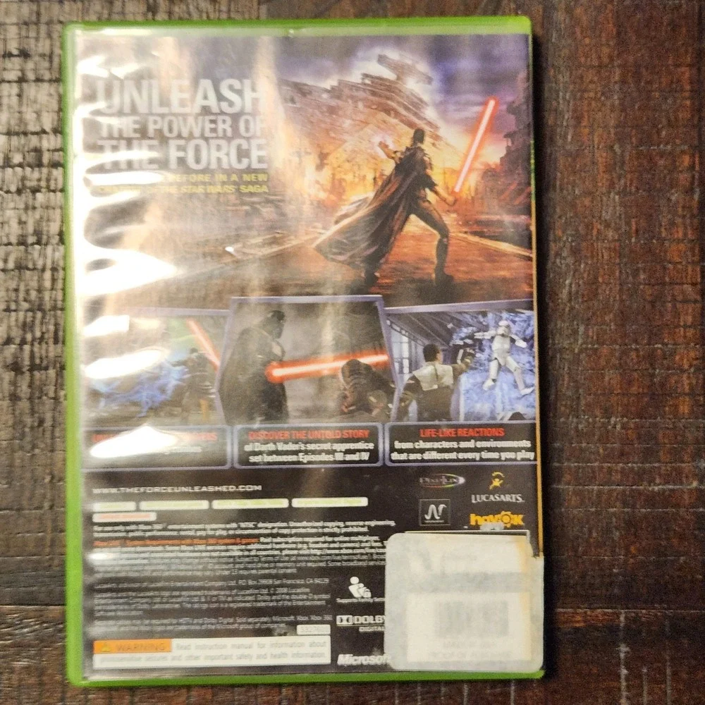 Star Wars The Force Unleashed‎ Xbox 360 Complete Action Adventure Game